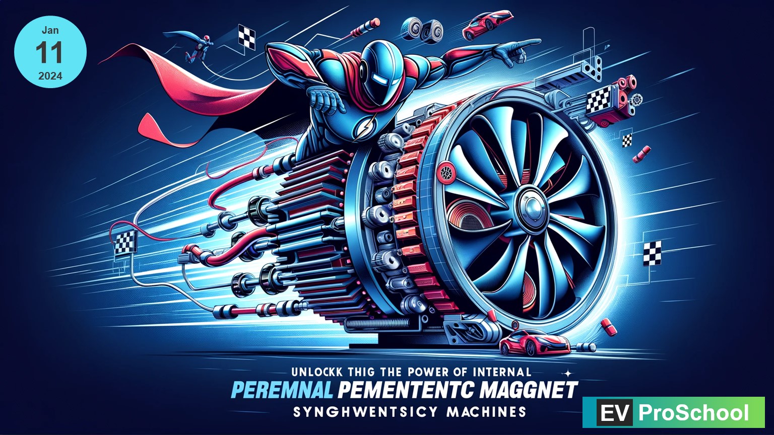 Illustration of Internal Permanent Magnet Synchronous Machine Components