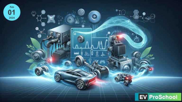 Illustration of Inverter Component in Electric Drive System