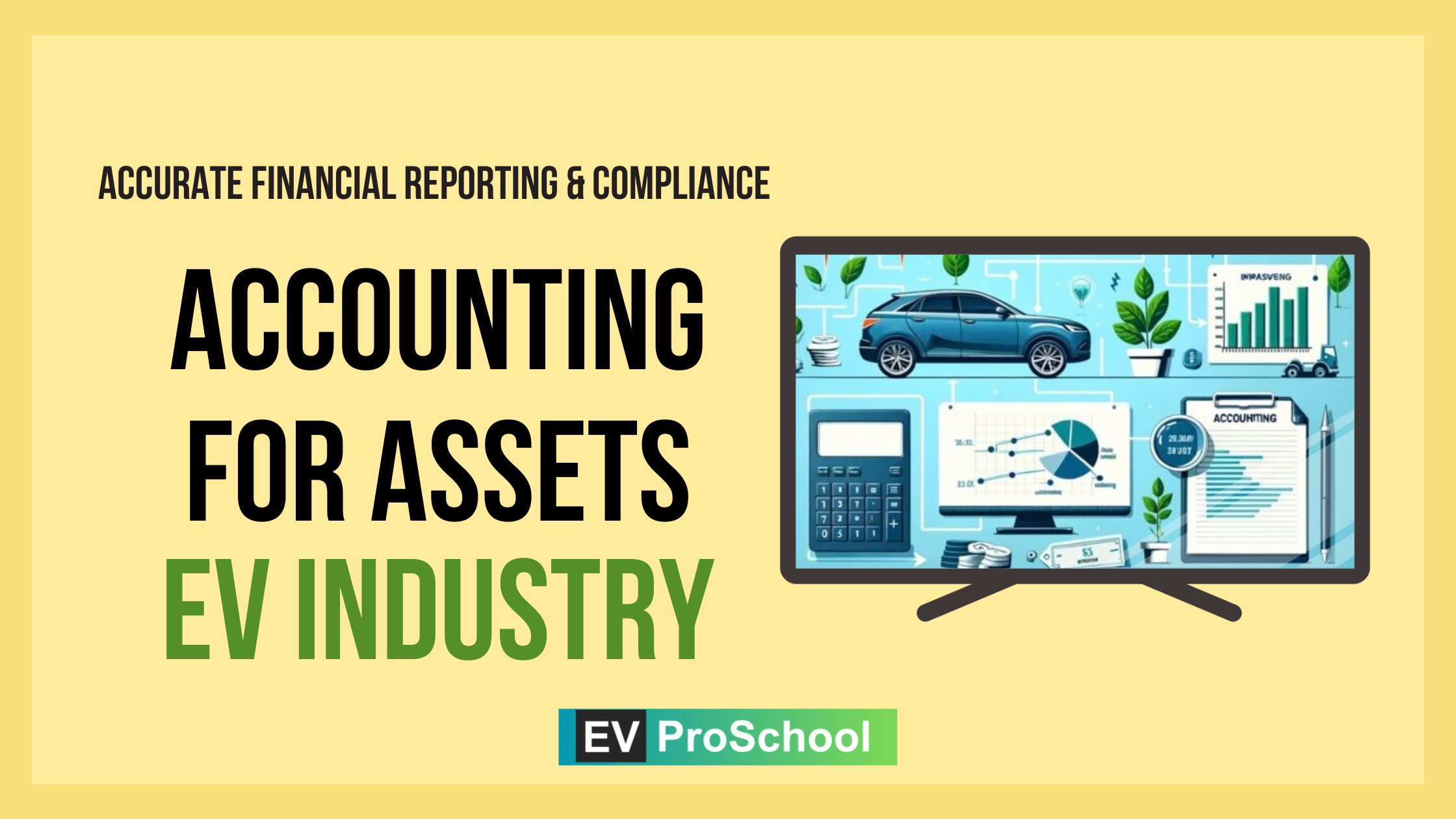 Accounting for assets in EV Industry Assets from Purchase to Performance