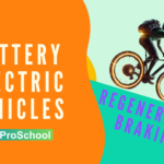 Illustration showcasing regenerative braking, battery electric vehicles, battery-to-wheels efficiency, battery state of charge (SOC), and EV efficiency, highlighting key components of sustainable electric mobility.